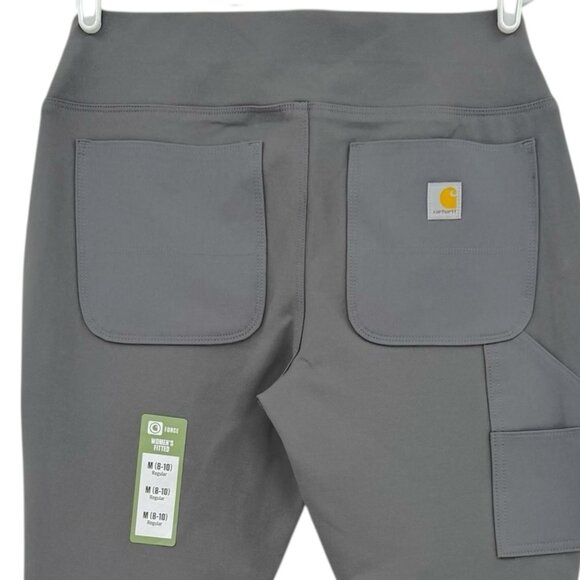Carhartt Womens Force Fitted Midweight Grey Utility Legging Size M (8-10)Reg NWT - Picture 4 of 11